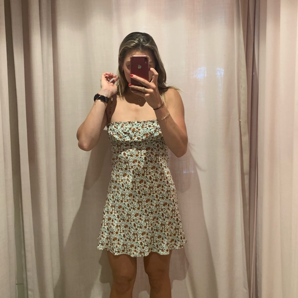 BEC AND BRIDGE copper fields mini dress
